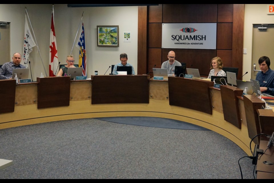        Squamish council defeated the temporary use permit application for Woodfibre LNG’s worker accommodation dubbed the floatel at its meeting at Municipal Hall on Tuesday night.                                                 