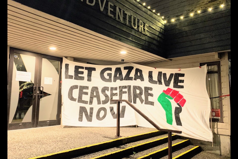 On Tuesday, Dec. 5 at a regular business meeting, approximately 30 people showed up to council calling on the elected officials to sign on to a letter, which has been circulating online, that asks for a ceasefire, humanitarian aid, and the release of all hostages.
