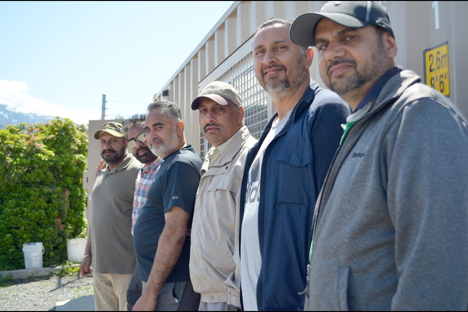 Transit workers were picketing outside the Squamish division of PWTransit when the news about the strike's end broke.