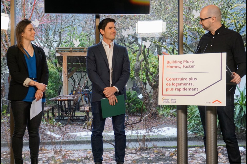 The announcement came on behalf of Sean Fraser, the federal Minister of Housing, Infrastructure and Communities.                        