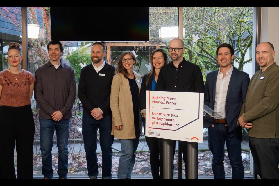 On Tuesday, Jan. 23 at 鶹Municipal Hall, MP of West Vancouver-Sunshine Coast-Sea to Sky Country, Patrick Weiler, announced funding of $7 million from the Canada Mortgage and Housing Corporation’s Housing Accelerator Fund that aims to help the District build 200 housing units over the next three years and help spur the construction of over 1,350 homes over the next decade.                               