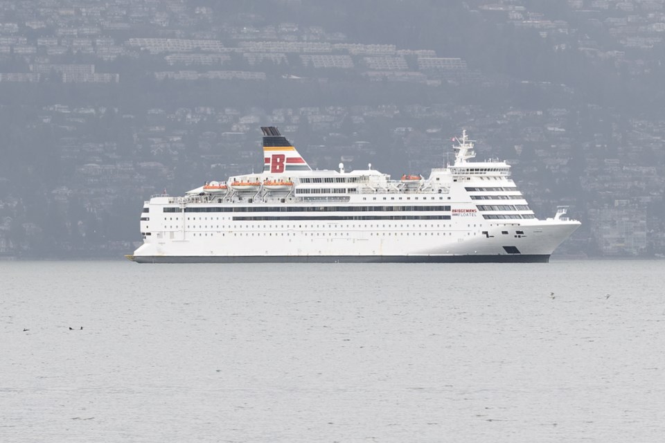 The ship that will serve as worker accommodation for the construction of the Woodfibre LNG (WLNG) plant in Squamish has arrived in Vancouver. 