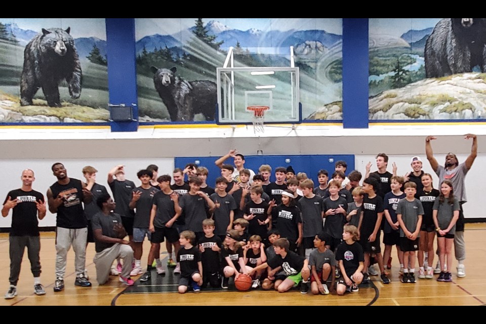 Bandits players Duane Notice and MiKyle McIntosh attended the Hustle Basketball Camp Episode three of five on July 15. 
