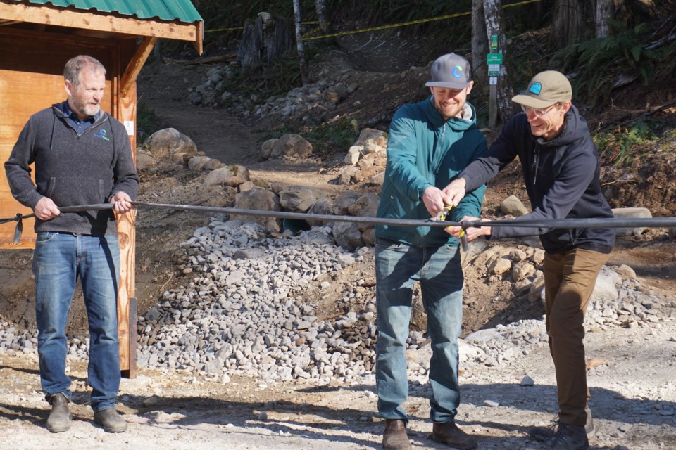 The official ribbon cutting on April 19.                               