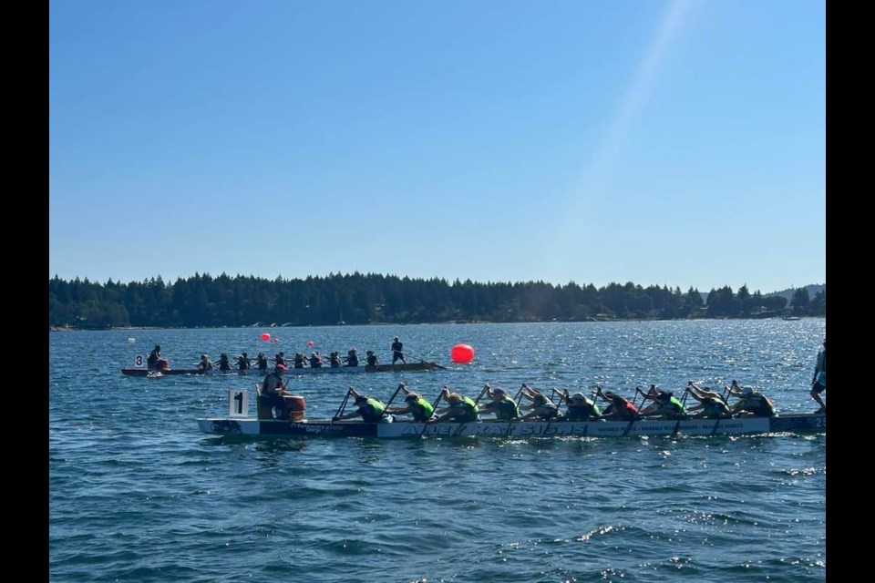 Chawanda competing in Nanaimo.