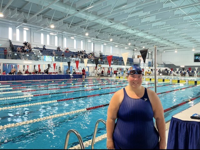 Squamish's Katie Coombs lapped the competition at the 2023 Masters Swimming Association Of British Columbia (MSABC) Provincial Championships in Kamloops.