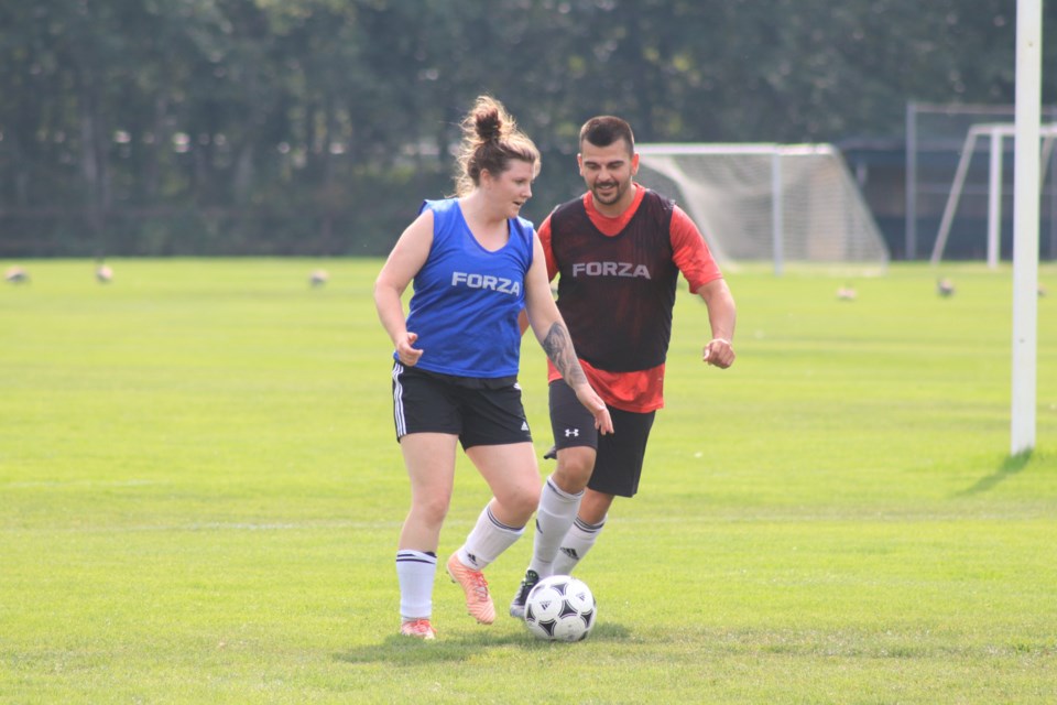 The Kicks for Kids event by the Howe Sound Soccer League and Squamish Youth Soccer Association raised about $4,000 to help in-need families participate in youth soccer. The amount raised came from Squamish locals and a number of businesses as well.