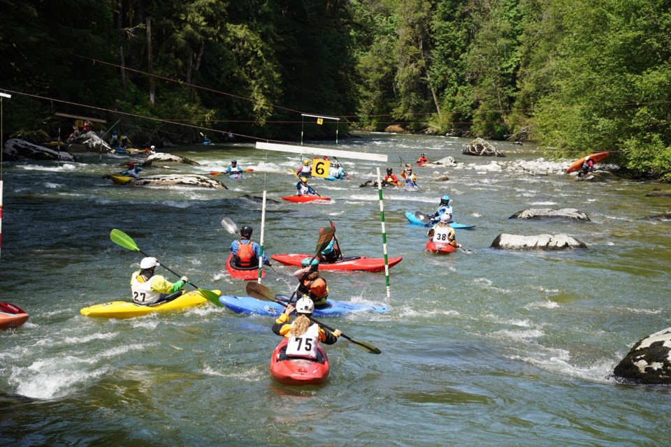 The annual Mamquam Meltdown was on this weekend! The timed slalom racing event brought over 80 people to the Mamquam River on May 24. 