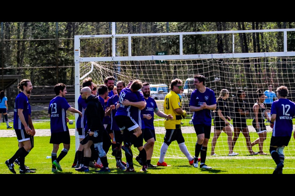 Sea To Sky FC over 30s, who made it to the final, but lost on a penalty kick. On April 12 to 13, around 72 teams from the Sea to Sky, Lower Mainland, and Fraser Valley competed in a weekend of soccer.                            