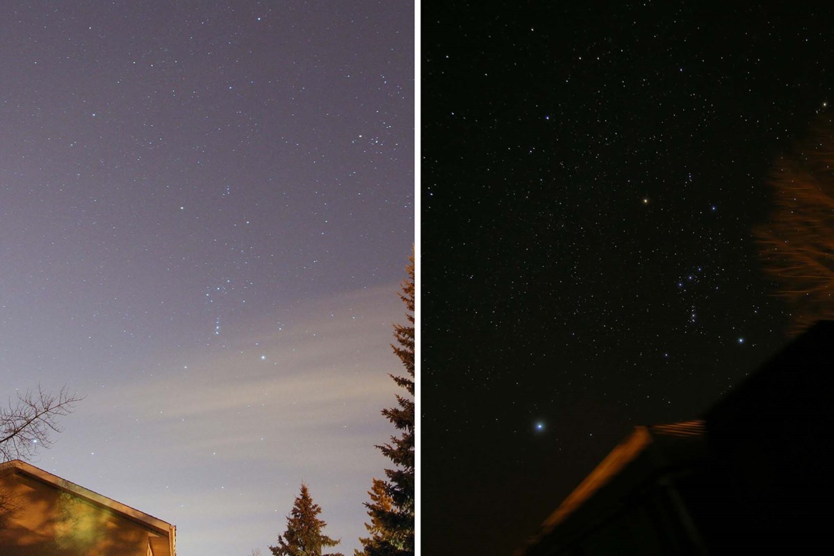 El estudio dice que la contaminación lumínica oscurece las estrellas