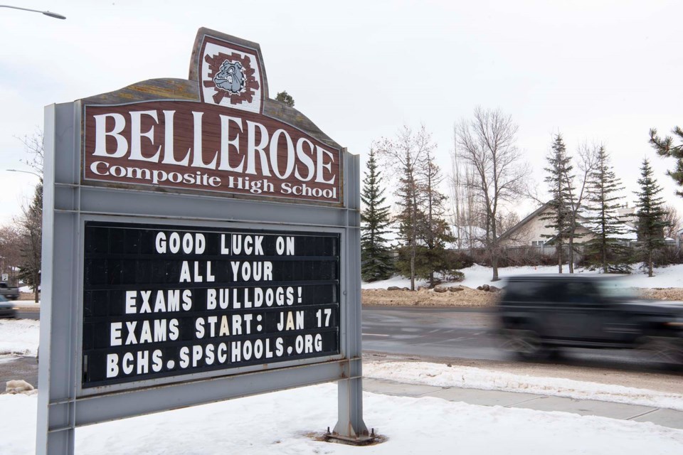 BELLEROSE JUNIOR — Bellerose Composite is actually the second Bellerose School in the St. Albert region. It and Bellerose Drive are named after members of the Bellerose family, which has deep roots in this city’s history. KEVIN MA/St. Albert Gazette