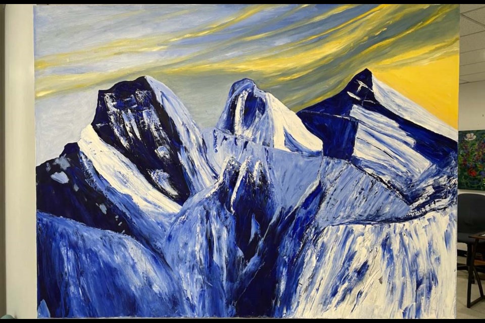 Patsy Faubert's Canmore Sisters, an oil on canvas, will be on display at VASA as part of the New Artists: New Art exhibition until Feb. 25. GLEN WOOD