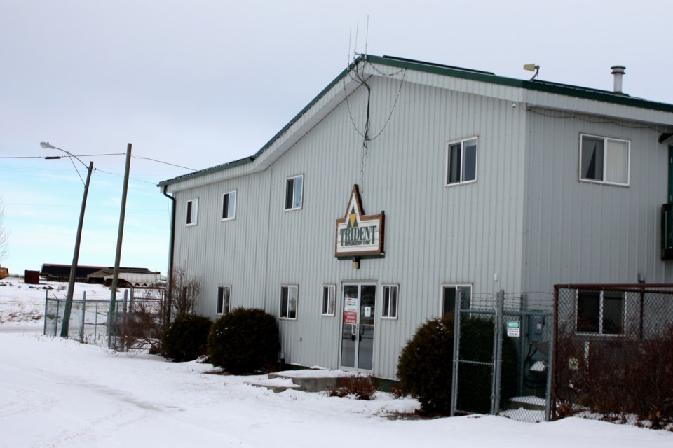 Empty boxes fill the shuttered Trident Exploration Corp. office in Rumbey, Alta., on Wednesday, Feb. 5, 2020, after the company went bankrupt in April 2019 abandoning nearly 4,400 oil and gas sites. CLAIRE THEOBALD/Photo