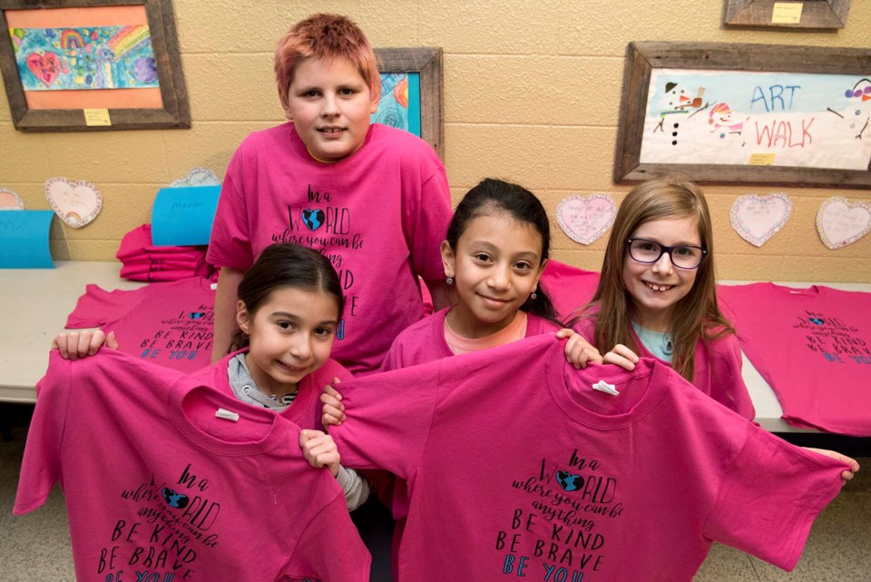 Pink Shirts stand against bullying 