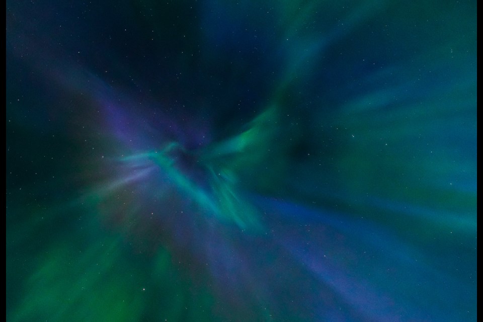 The Hummingbird, a photo of Aurora Borealis snapped by St. Albert photographer Jason Marino, helped him garner the title of 2024 Photographic Artist of the Year.