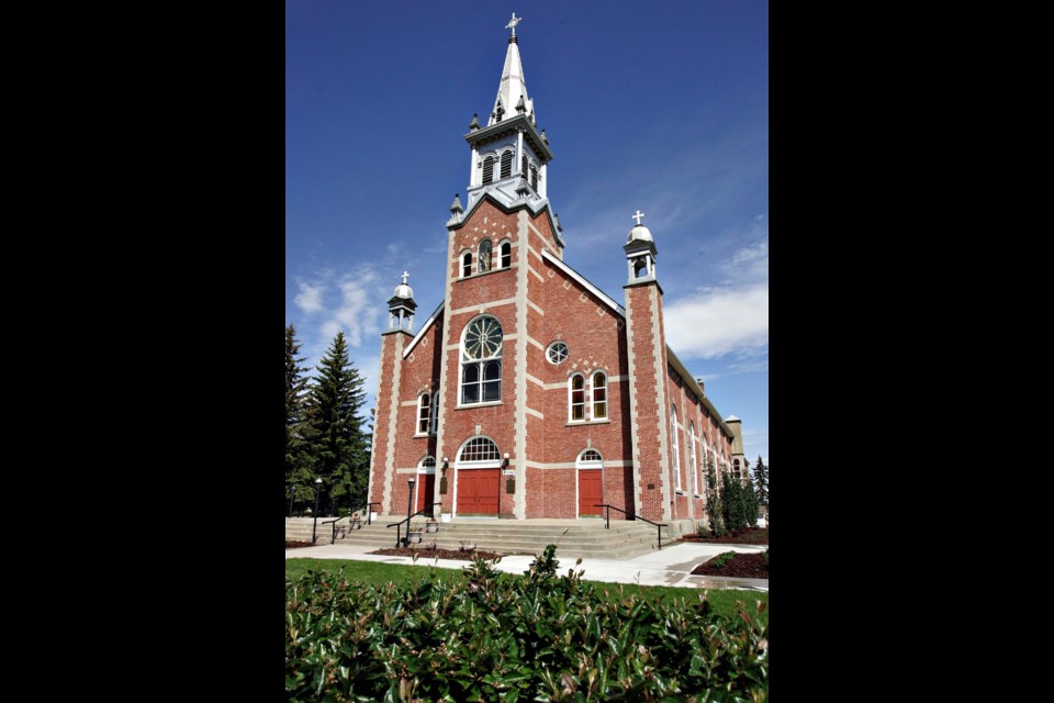 MODERN LOOK — The St. Jean Baptiste Church in Morinville in around 2007. LYLE ASPINALL/St. Albert Gazette