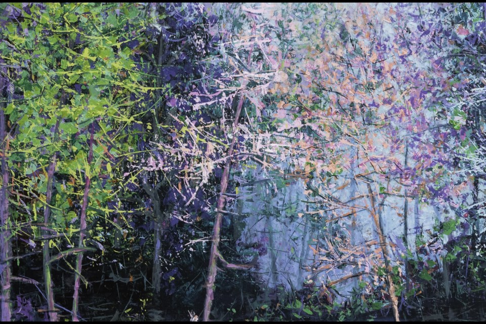 Cathy Friesen's painting Spring is one of 29 featured as part of Bold and Bright now featured at VASA art gallery until Nov. 23. Spring is also part of the Federation of Canadian Artists online gallery show. 