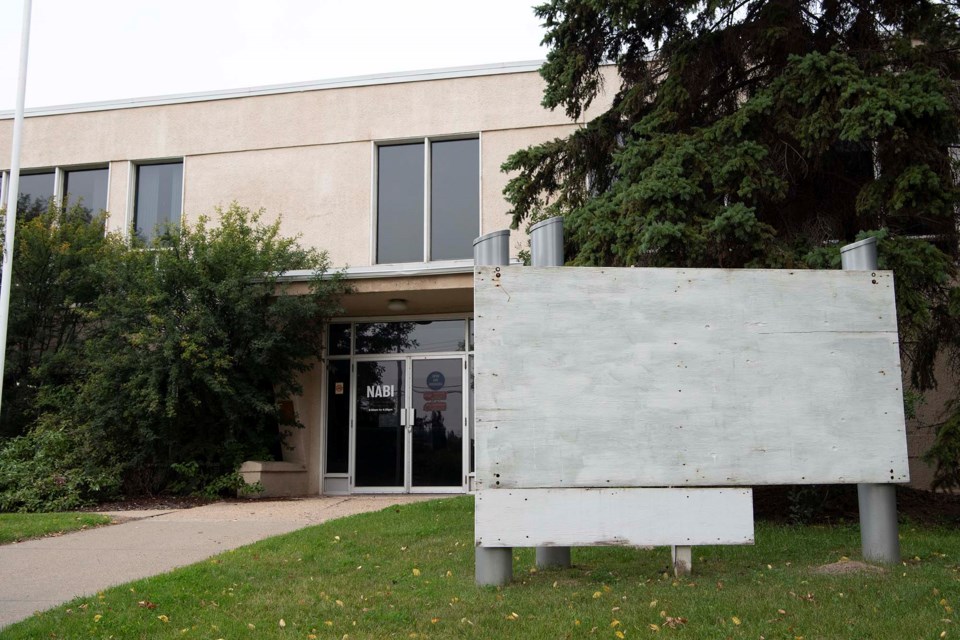 GOING DOWN — Demolition work on 13 Mission Ave. began in early September 2023. The building was once home to St. Albert’s first dedicated high school, and was known to many as the headquarters of the Northern Alberta Business Incubator. KEVIN MA/St. Albert Gazette