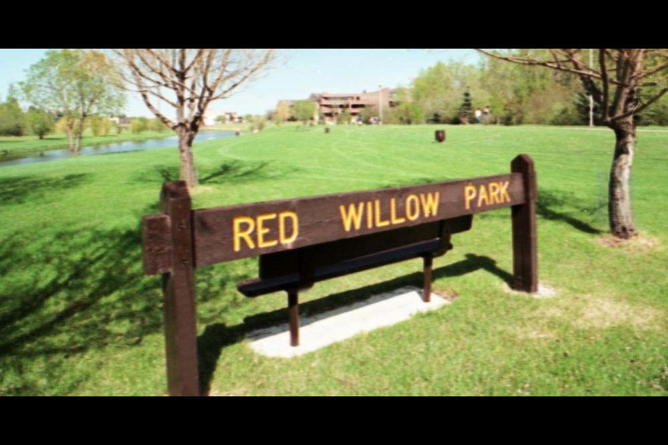 BLAST FROM THE PAST — The City of St. Albert is giving away some of its old parks signs this Sept. 26, 2024. The signs, which were similar to the one shown here, stood at most city parks from the 1970s to late 2010s. MUSÉE HÉRITAGE MUSEUM/Photo