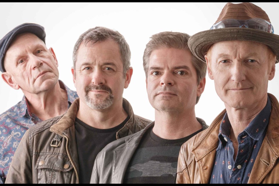 The Graham Brown Band (left to right) John Werner, Mark Gruft, Rob Blackburn and Graham Brown headline the Graham Brown Band and The Denim Daddies Benefit Concert for GEARS on Saturday, June 22 at St. Albert Community Hall.