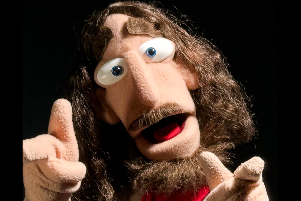 St. Albert stage manager Isabelle Martinez has a hand in Sweet Jesus - The Gospel According to Felt, a show where Puppet Jesus gives a rant about the world today.  