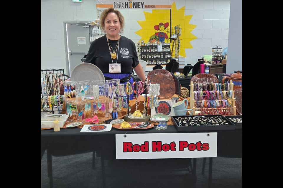 St. Albert's Jody L'Hirondelle Swanson regularly sells pottery at Albert Beach Market.