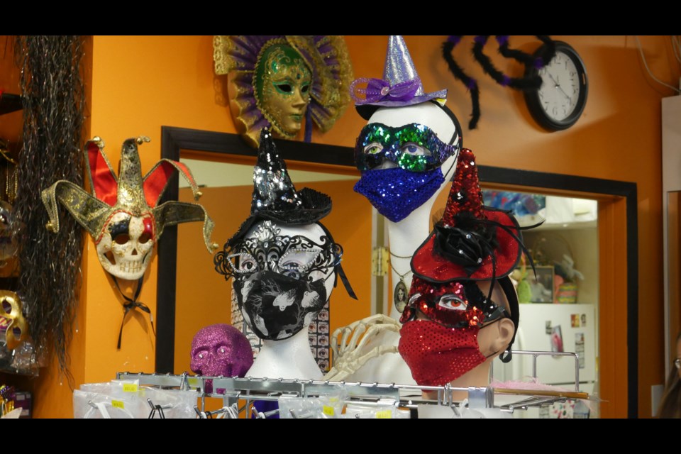 Local costume retailer, Karries Kostumes, had to downsize due to COVID-19 but there’s no shortage of spooky attire for Halloween this year. SYDNEY UPRIGHT/St.Albert Gazette