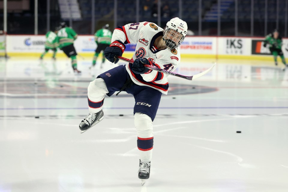 15-year-old St. Albert local Cameron Kuzma has played six games for the Regina Pats this season. SUPPLIED/Keith Hershmiller Photography