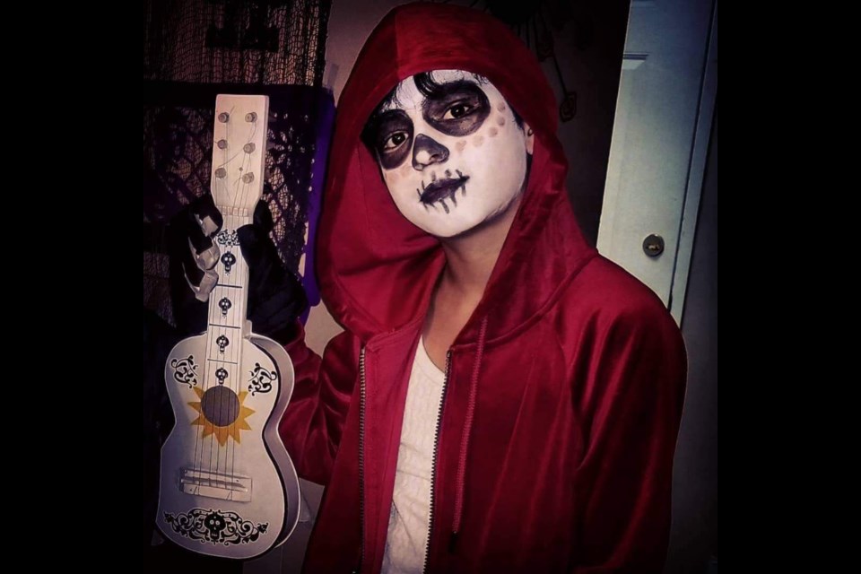In honour of Dia de los Muretos, Mattias Perez Hernandez, 12, will sing a few songs from the Pixar movie Coco on Nov. 4 at the Arden Theatre. SUPPLIED