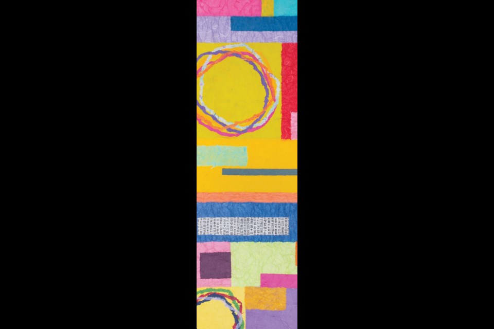Eunju Park's You Are Beautiful banner will be on display in downtown St. Albert by the end of March. The banner is part of St. Albert's Diversity and Inclusion Banner Project.