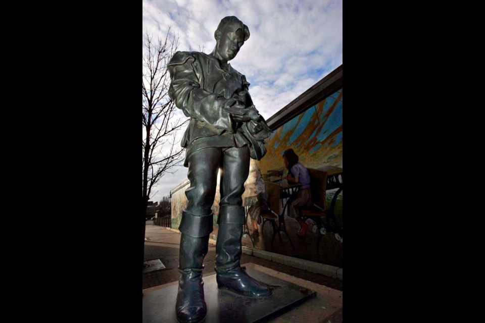 The St. Albert the Great statue in downtown St. Albert.
FILE/Photo