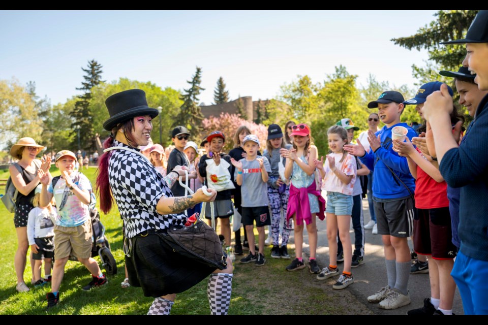 Magician Jay Flair returns to International Children's Festival with her brand of kooky magic on June 1 to 4. 