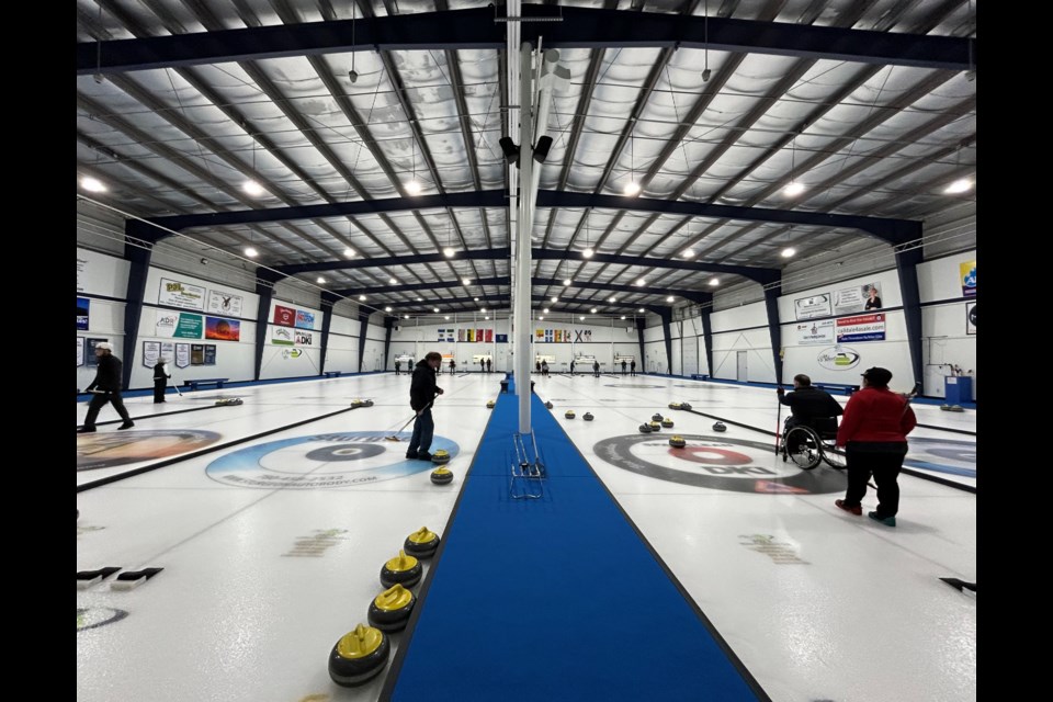 An overview of St. Albert Curling Club's curling rink. MARIE-JEANNE SAPORITO/Photo