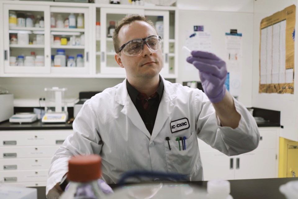 Dr. Markian Bahniuk at work in his Biomedical Engineering lab at the University of Alberta in a scene from the upcoming documentary series called  Drugs - A One Swallow Treatment for a Misunderstood Industry.
RIVERFORD PRODUCTIONS/Photo