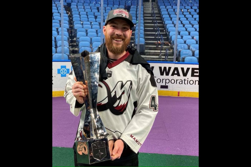 In just his first year of National Lacrosse League action, St. Albert's Erik Turner and the Colorado Mammoth won the league championship on June 18, 2022. SUPPLIED/Photo