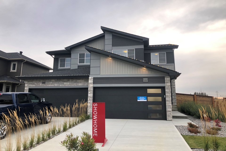 SEEING DOUBLE – Cami Comfort Homes in St. Albert has their bet on quality built duplexes over expensive single-family homes. BRITTANY GERVAIS/St. Albert Gazette 