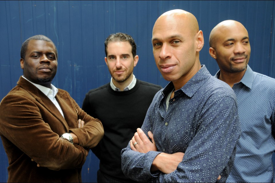 The Joshua Redman Quartet is a featured headliner at the 2019 TD Edmonton International Jazz Festival, which will be held June 21 to 30. Redman, front, Gregory Hutchinson, left, Aaron Goldberg and Reuben Rogrers will perform at the Winspear Centre on June 25.
ARNE REIMER/Photo