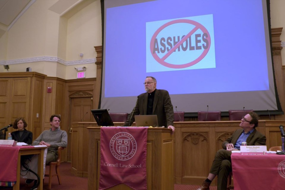 On Nov. 29, 2017, Robert Hockett, Edward Cornell Professor of Law, organized an event during which a panel of scholars from the fields of law, economics and philosophy gathered at Cornell Law School to debate a growing problem in American public life. NFB/Photo