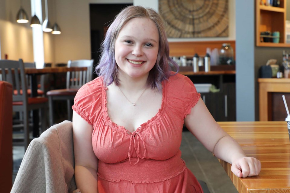 Saige Yakemchuk talks about her mental-health struggles and her recovery. JESSICA NELSON/St. Albert Gazette