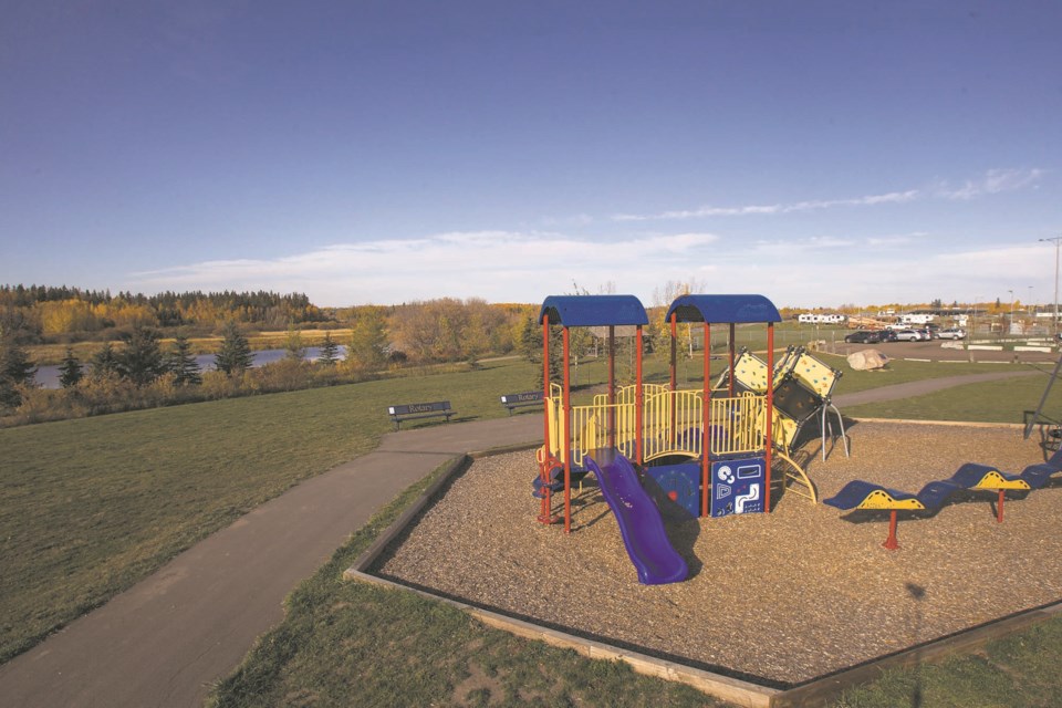 Rotary Playground in Riel Recreation Park. JUSTIN PARSONS/St. Albert Gazette