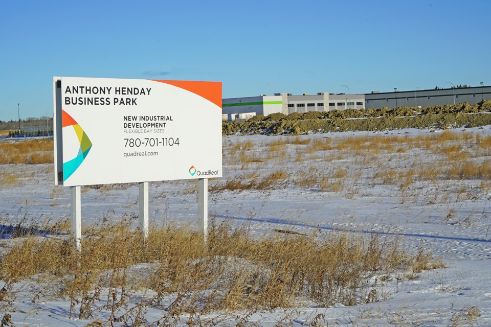 The 101-acre business park in South Riel has seen major investments since construction began in 2014. BRITTANY GERVAIS/St. Albert Gazette