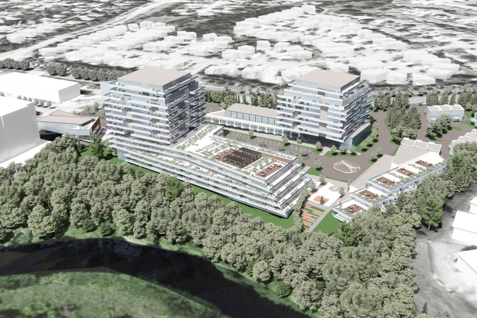Developer Boudreau Communities is coming back to council in April with a second proposal for Riverbank Landing, which would see 360 units spread across five buildings on site. 