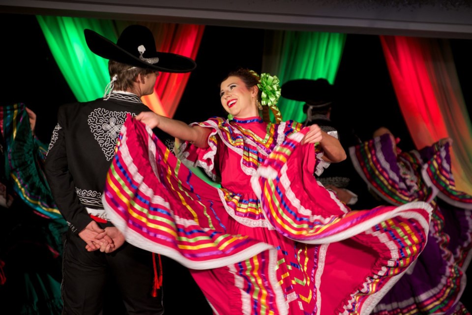 Katie Calverly and Stano Giertl perform a Mexican courtship dance during Vinok Worldance's upcoming annual tradition, Christmas Around the World, taking place Nov. 21 to 24. DOYLE C. MARKO/Photo