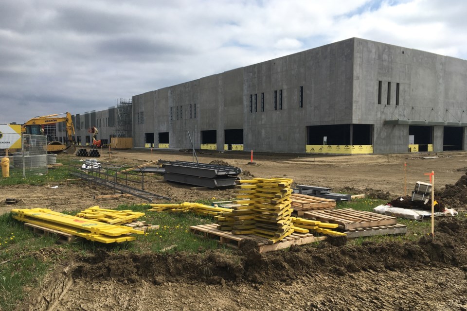 Dynamyx Gymnastics Club is hoping to move into their new building in Campbell Business Park by early September. Once finished, the gymnastics club will take up the largest bay at 24,512 sq. ft. SUBMITTED