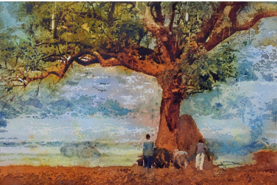 ANNE McCARTNEY/Photo 
1st Place: Under the Kigelia Tree by Anne McCartney.
