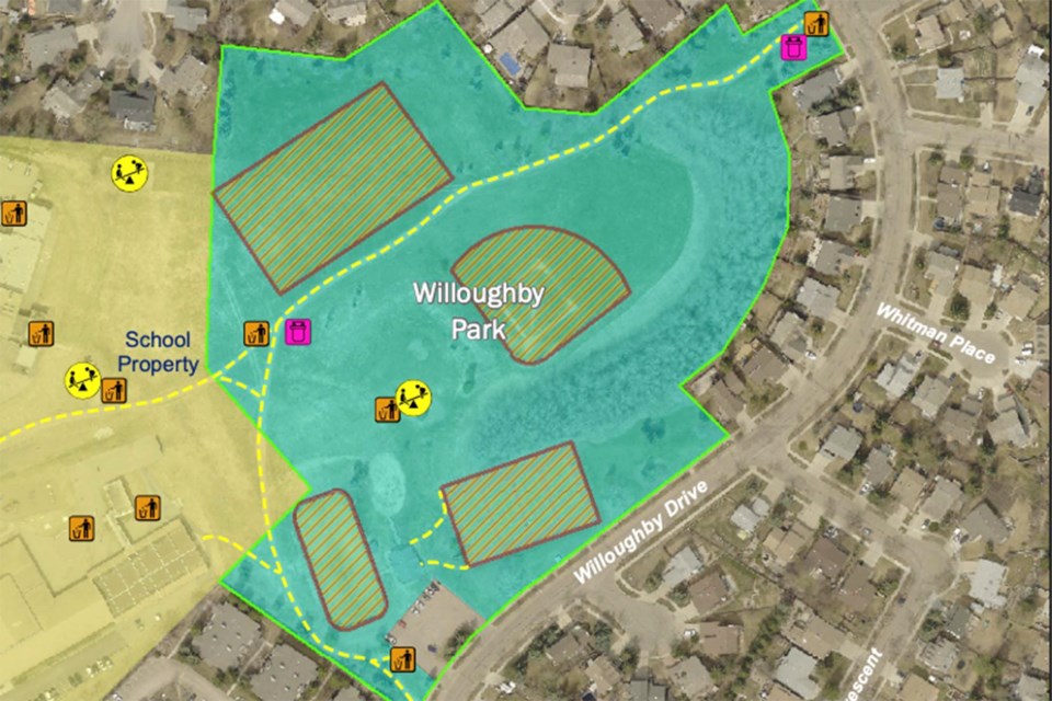 2601 dog park map screen