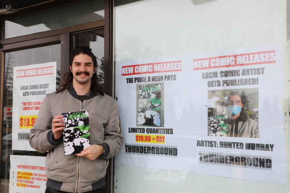 Local comic artist gets published and somehow smiled through the whole process. Hunter Murray made the most of the pandemic year by drawing the illustrations for a new comic book. He and his collaborators are already hard at work on a new project too.