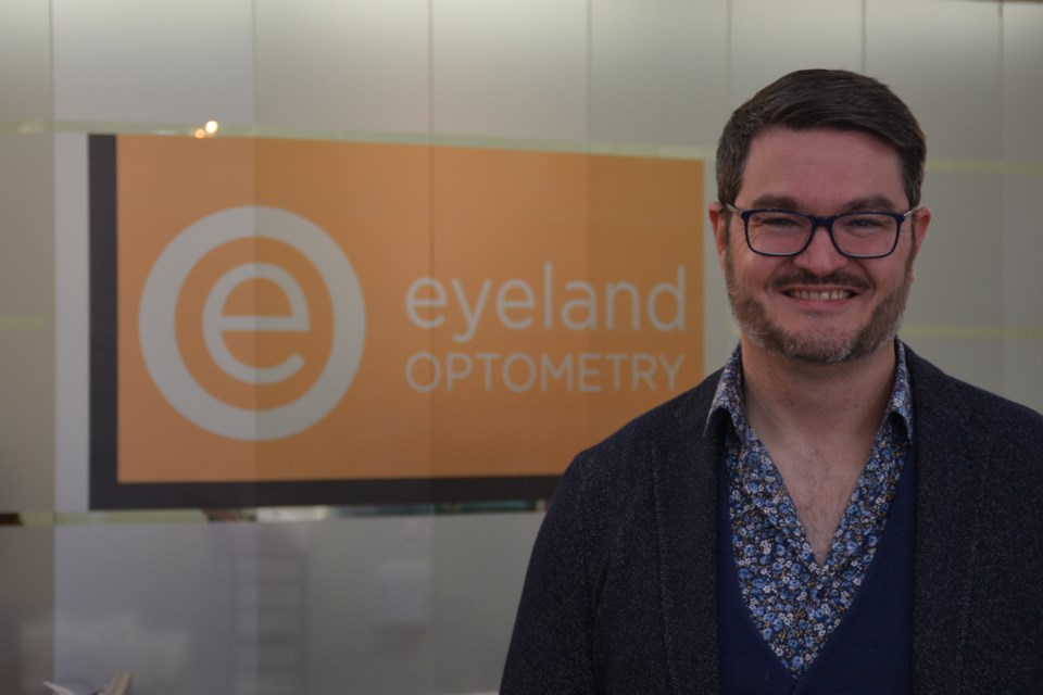 Dr. Peter Roed knows that great customer service and not rushing through a lineup of patients is one of the many reasons why Eyeland Optometry is once again tops for the Readers' Choice Awards.