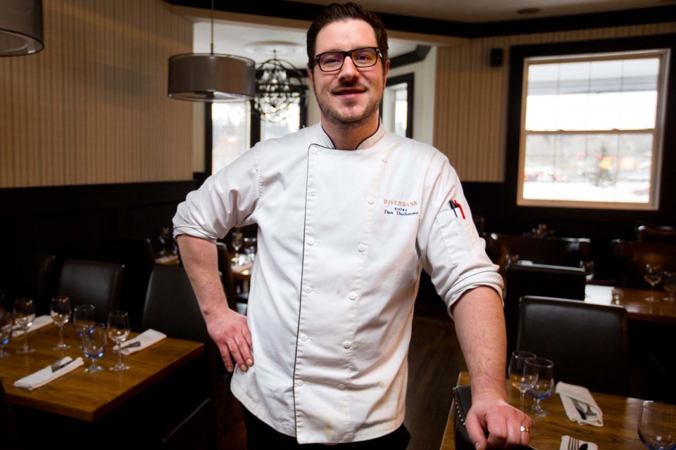 For the third time, executive chef Daniel Ducharme's winning cuisine at Riverbank Bistro made the St. Albert restaurant one of OpenTable's Top 100 Restaurants in Canada. CHRIS COLBOURNE/St. Albert Gazette