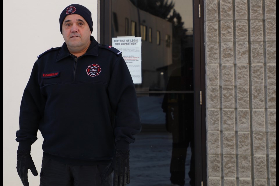 After 40 years on the job, Maurice Chamberland says being a volunteer firefighter in Legal is all about serving the community.